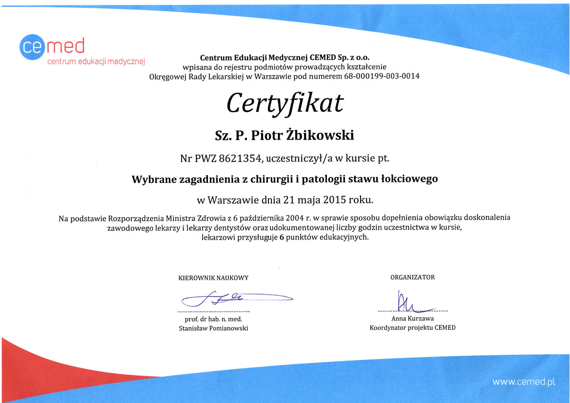 Certyfikat 58